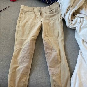 Tan ariat riding pants